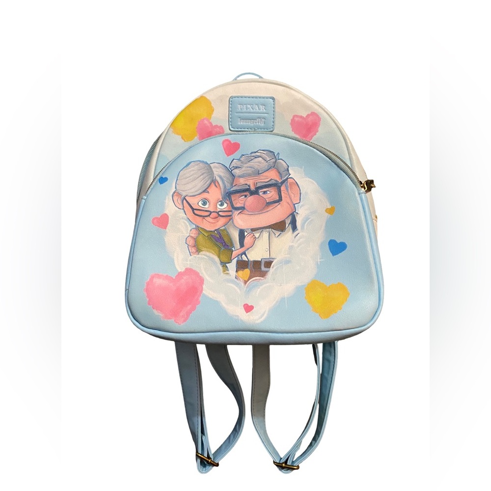 Loungefly Disney Pixar Up Carl & Ellie Hearts Mini Backpack